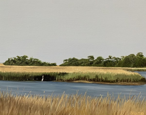 Egret in the Marsh by Barbara Hunter