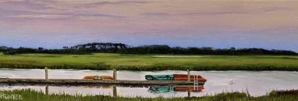 Kayaks on the Marsh, BHI by Barbara Hunter