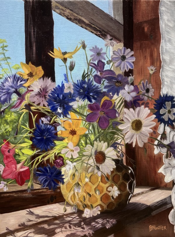 Wild Flowers in the Window by Barbara Hunter