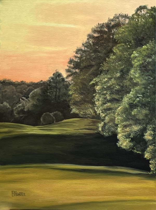 Sunset on the Green by Barbara Hunter