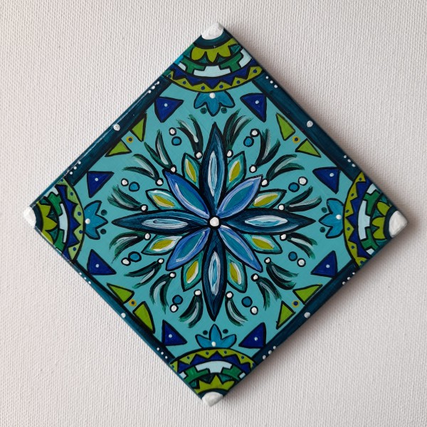 Blue Flower by Donna Gonzalez