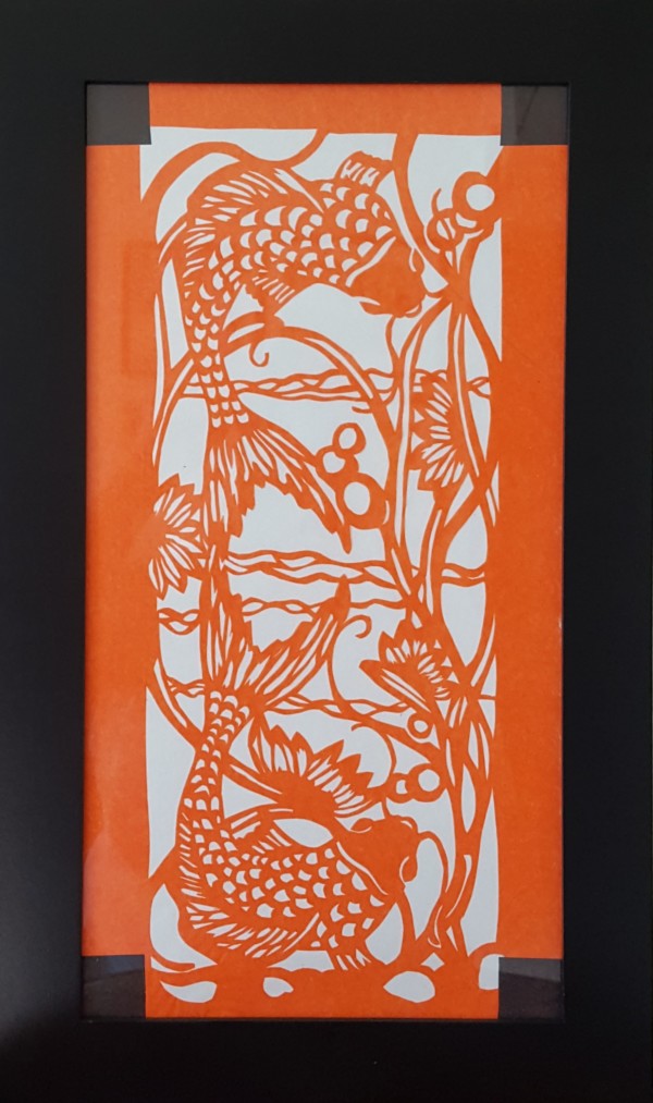 Orange Koi by Donna Gonzalez