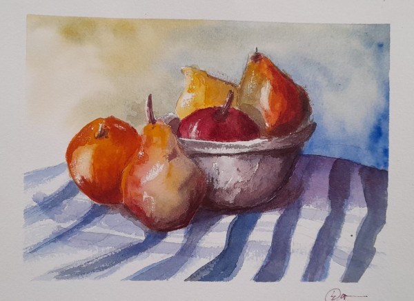 Fruit Bowl by Donna Gonzalez