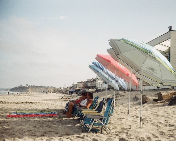 Umbrellas in La Jolla by Micky Pinto