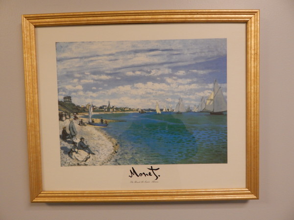 The Beach at Saint-Adresse by Claude Monet