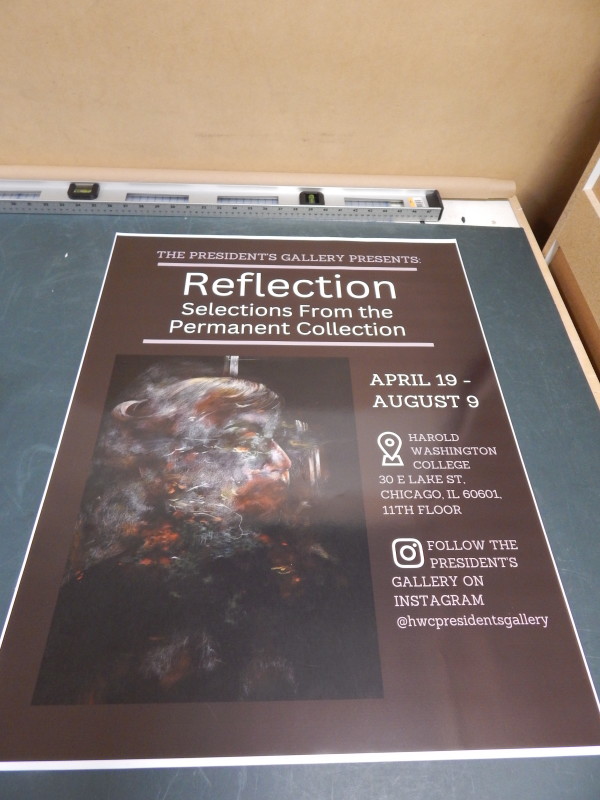Reflection Exhibition Poster by Anna Pontius