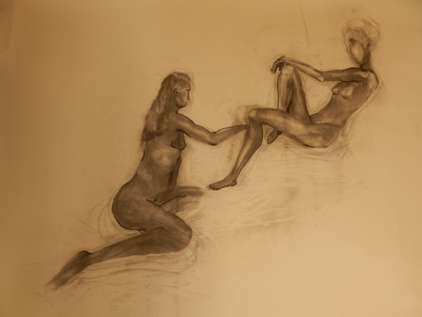 Untitled - Figure Drawing by Frank Anderson