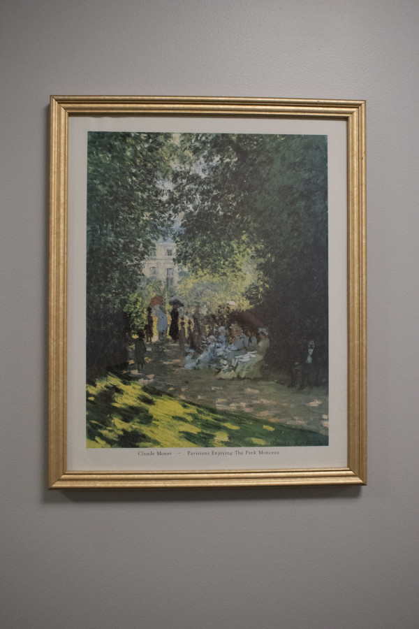 Parisians Enjoying the Park Monceau by Claude Monet