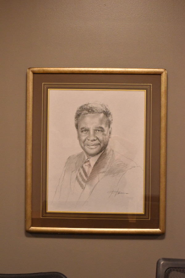 Portrait of Harold Washington by Eulalio Silva