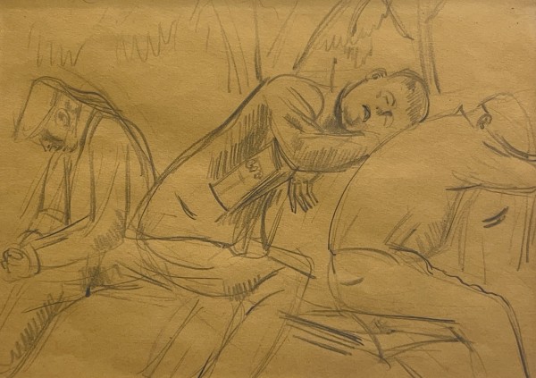 Untitled - Sleeping Men by John Fabian