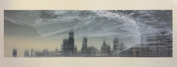 Untitled - City Skyline & Ice by Mikyung Jeon