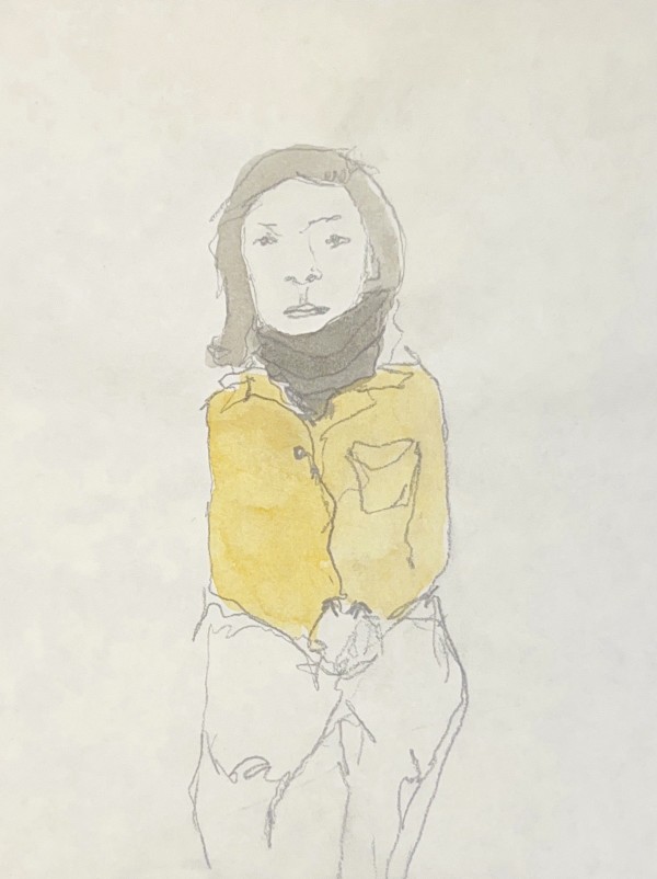 Untitled - Figure with Yellow Shirt by Samantha Serranno