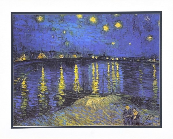 Starry Night Over the Rhone by Claude Monet