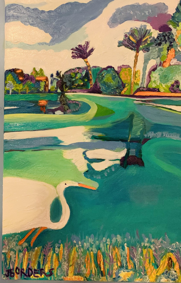 Great Blue Heron Dream by Janet Borders