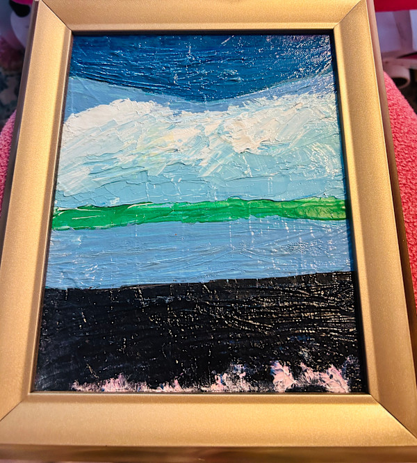 Black Sand Beach by Janet Borders