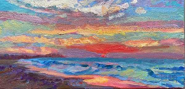 Scarlet Sky by Janice Gay Maker