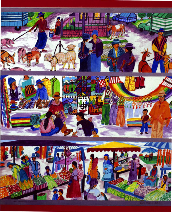 The Markets of Otavalo by Nancy Topping Bazin