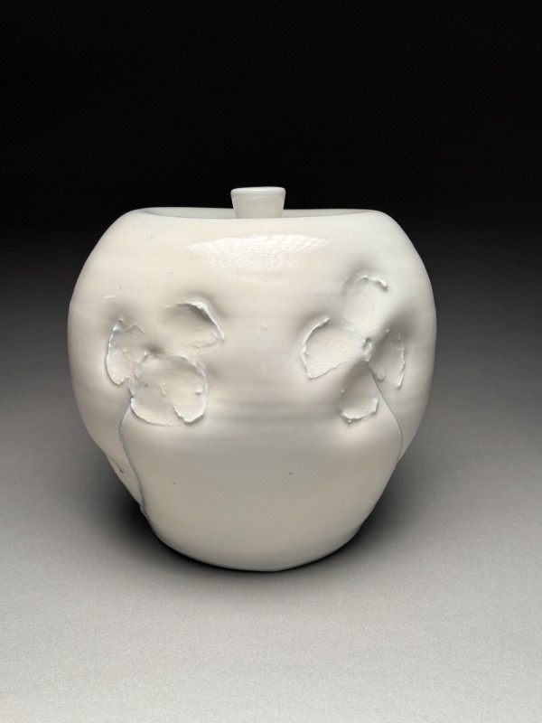 Covered Jar, Dogwood Series by Pascal Chmelar