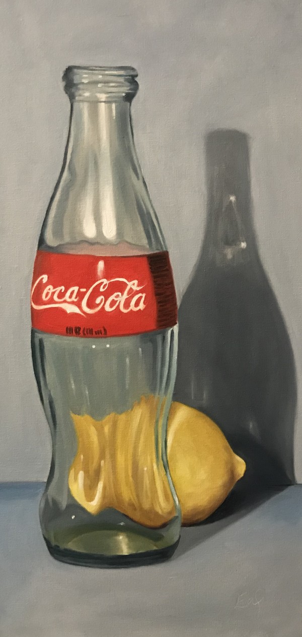 Coke Bottle and Lemon by Eafrica Johnson