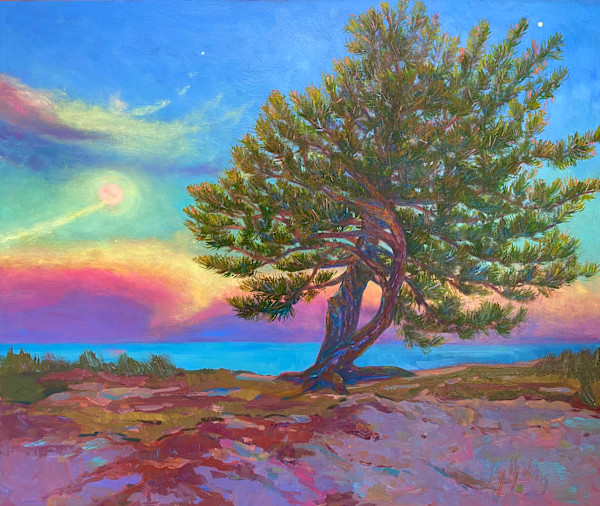 Pink Moon by Janice Gay Maker