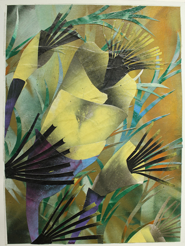 Flowers Surrounded by Thorny Weeds by Andy Harris