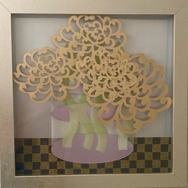 Gold Flowers by Sharon Jeniye Cohen