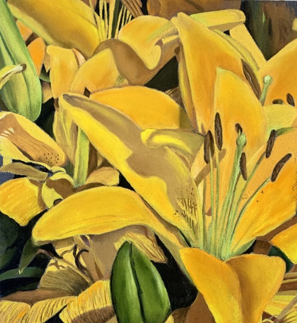 Yellow Lilies by JoAnn Kennedy