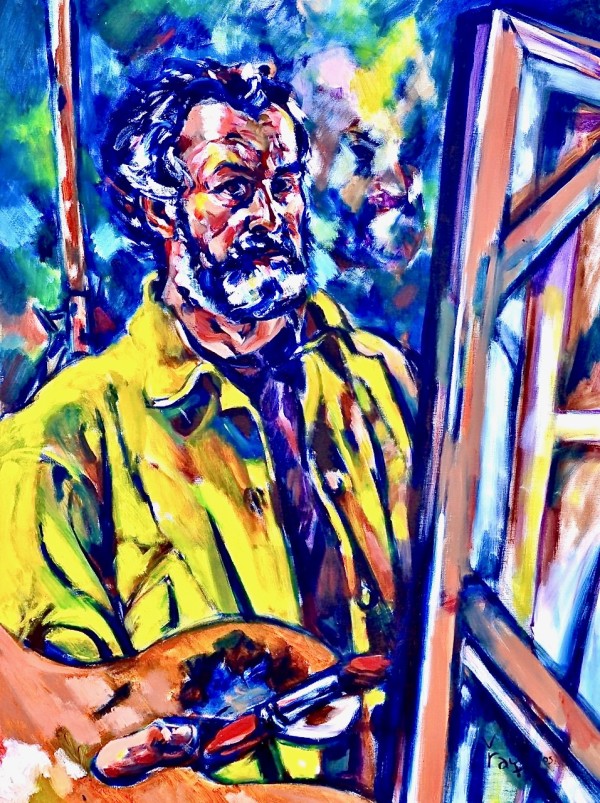 Self Portrait as Cezanne by Ray Martin