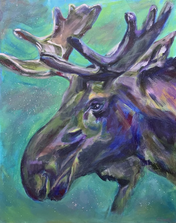 Night Moose by Marisa Canino