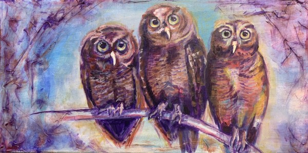Owl Family by Marisa Canino