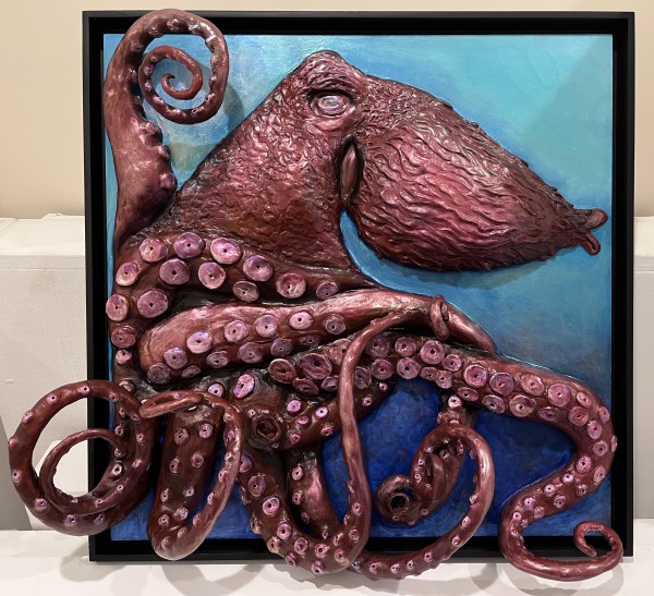Red Octopus by Vivian Davis