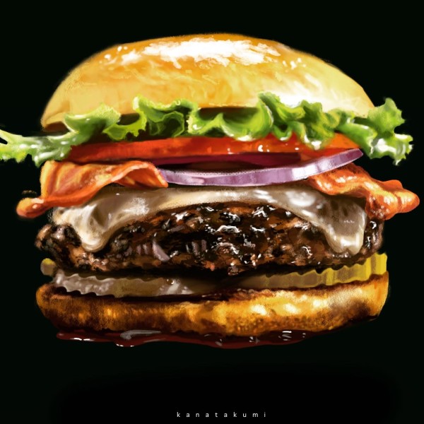Hamburger by Tina Shimizu
