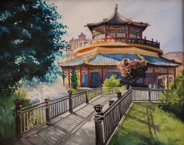 Spring Pagoda by Terry Wylie
