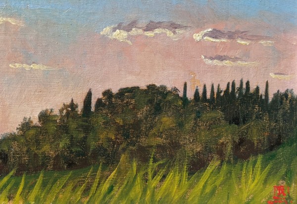 Tuscan Sundown by Rebecca King Hawkinson