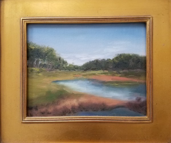 Chincoteague plein air by Cyndi Brown