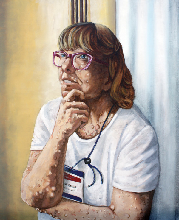 Jennifer Advocating on the Hill by Rachel Mindrup