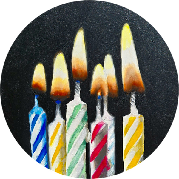 8 inch Candles by Catherine Mills