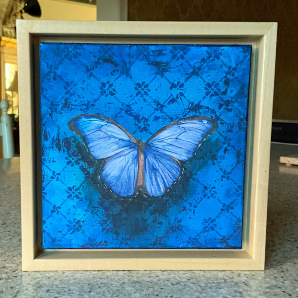 'Blue' Framed print by Catherine Mills