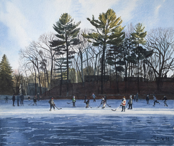 Skating on the Frozen Pond