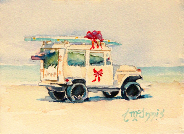 Christmas Beach Cruiser