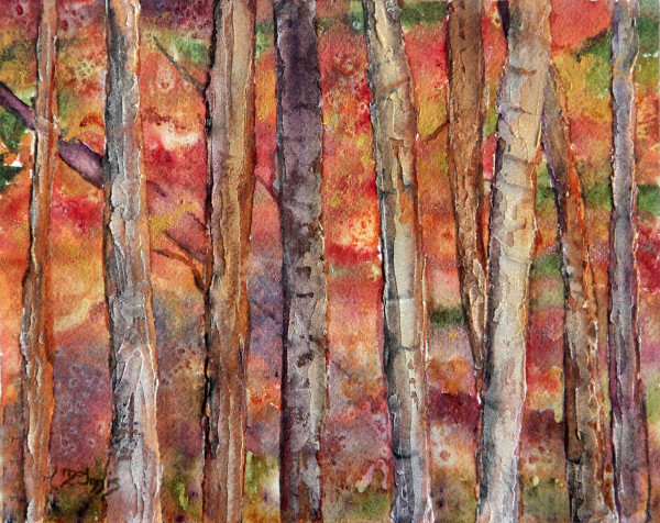 Fall Forest by Theresia McInnis