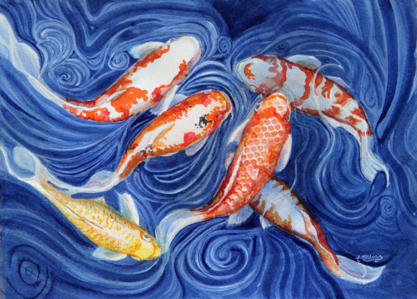 Koi Tranquil by Theresia McInnis