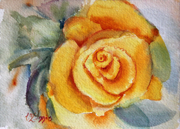 Butter Rose by Theresia McInnis