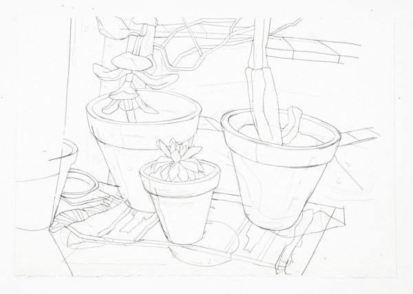 Living Room Drawings- Notch Road by Eric Reinemann