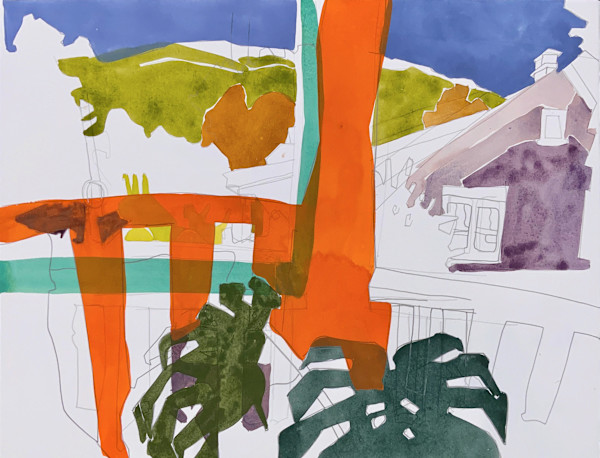 Porch Drawing, element 3 by Eric Reinemann