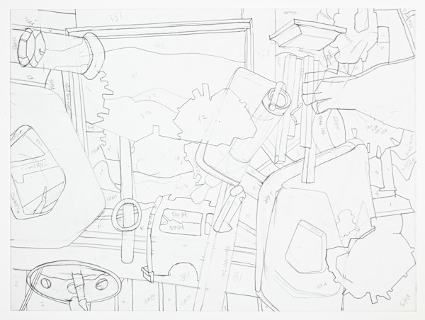 Porch Drawings, element 8 by Eric Reinemann