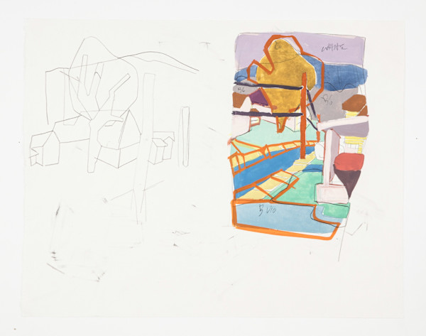 Porch Drawings, element 6 by Eric Reinemann