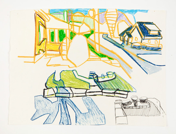 Porch Drawings, element 5 by Eric Reinemann