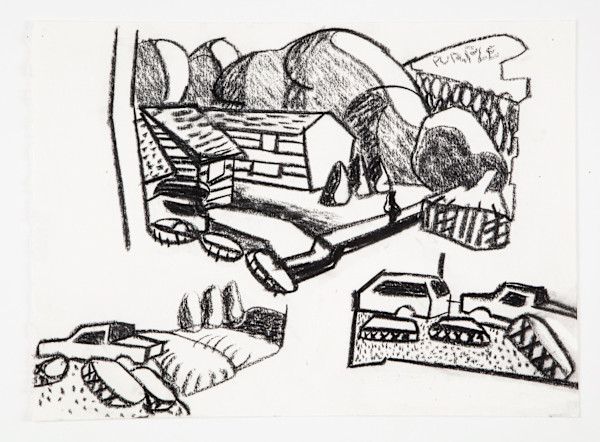 Porch Drawings, element 2 by Eric Reinemann