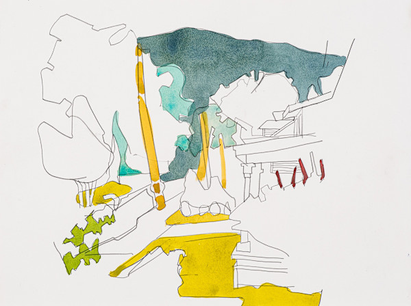 Porch Drawings, element 4 by Eric Reinemann